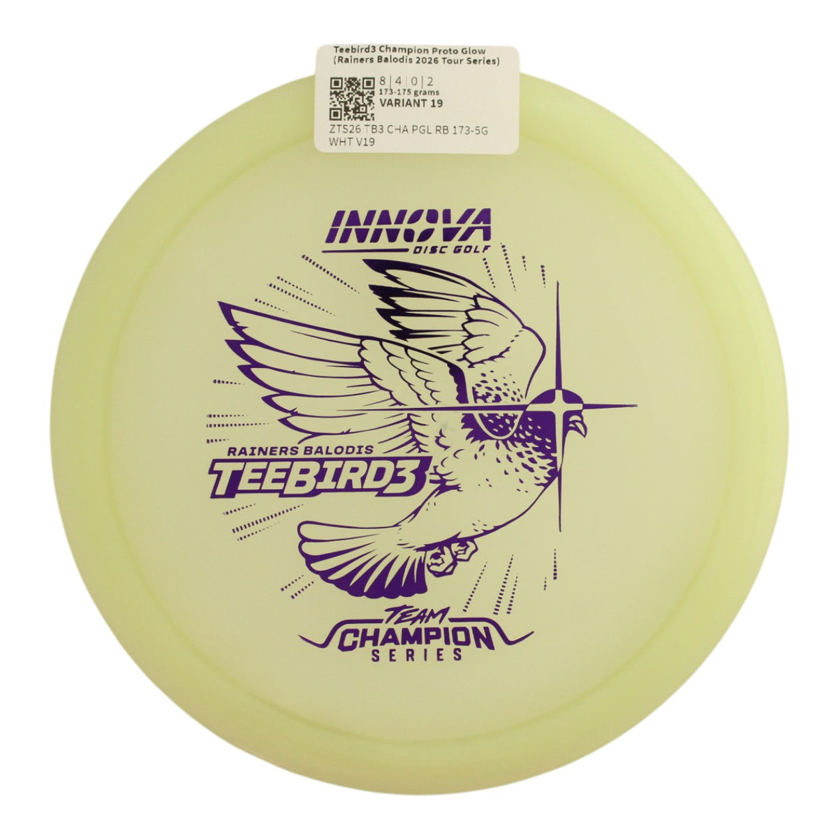 Teebird3 Champion Proto Glow (Rainers Balodis 2026 Tour Series)