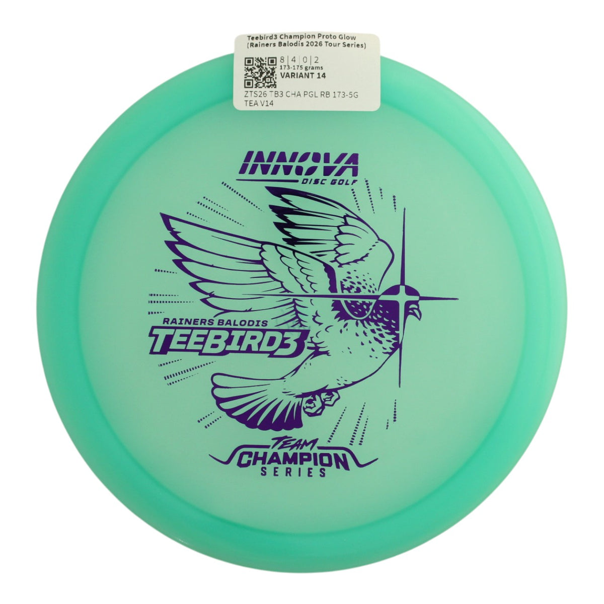 Teebird3 Champion Proto Glow (Rainers Balodis 2026 Tour Series)