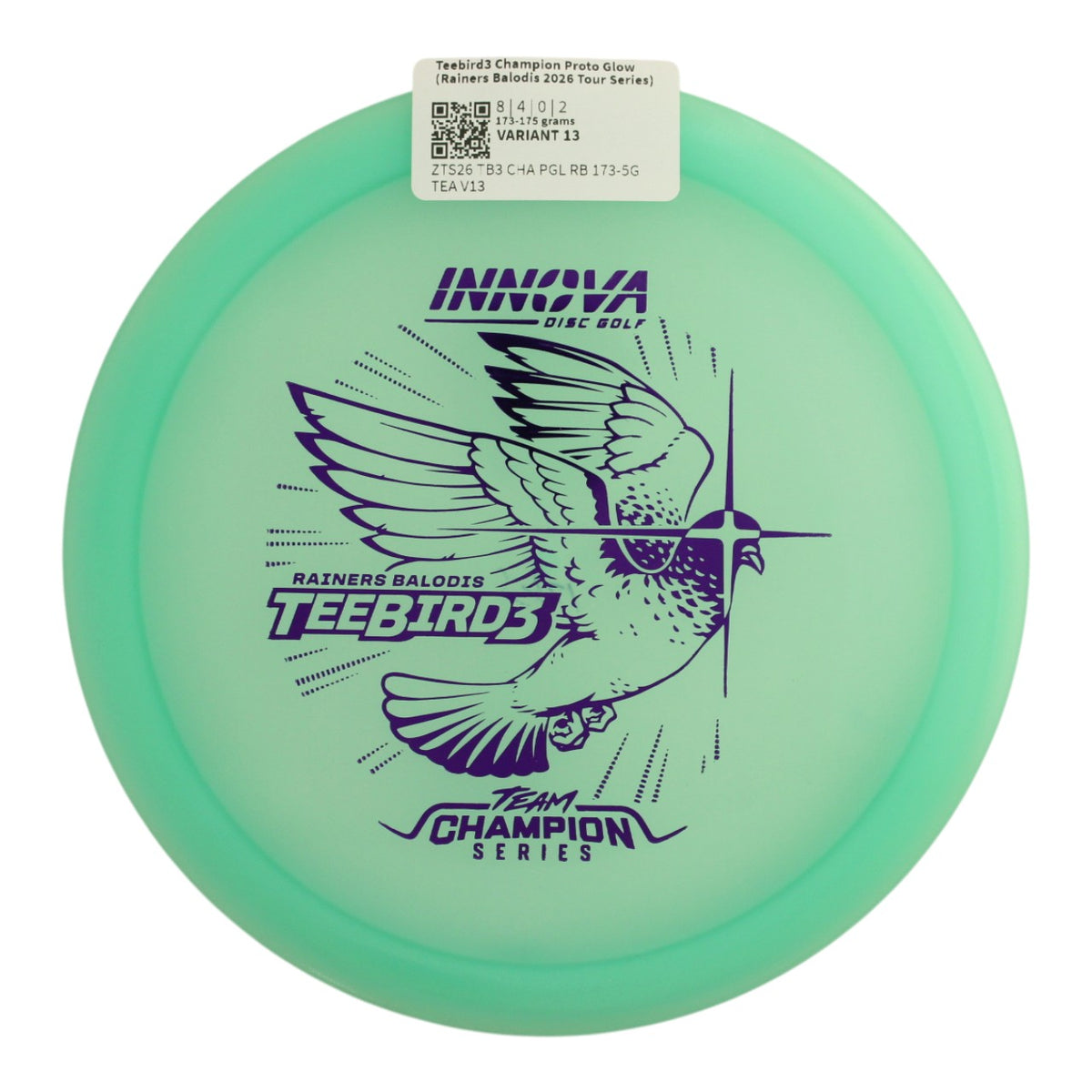 Teebird3 Champion Proto Glow (Rainers Balodis 2026 Tour Series)