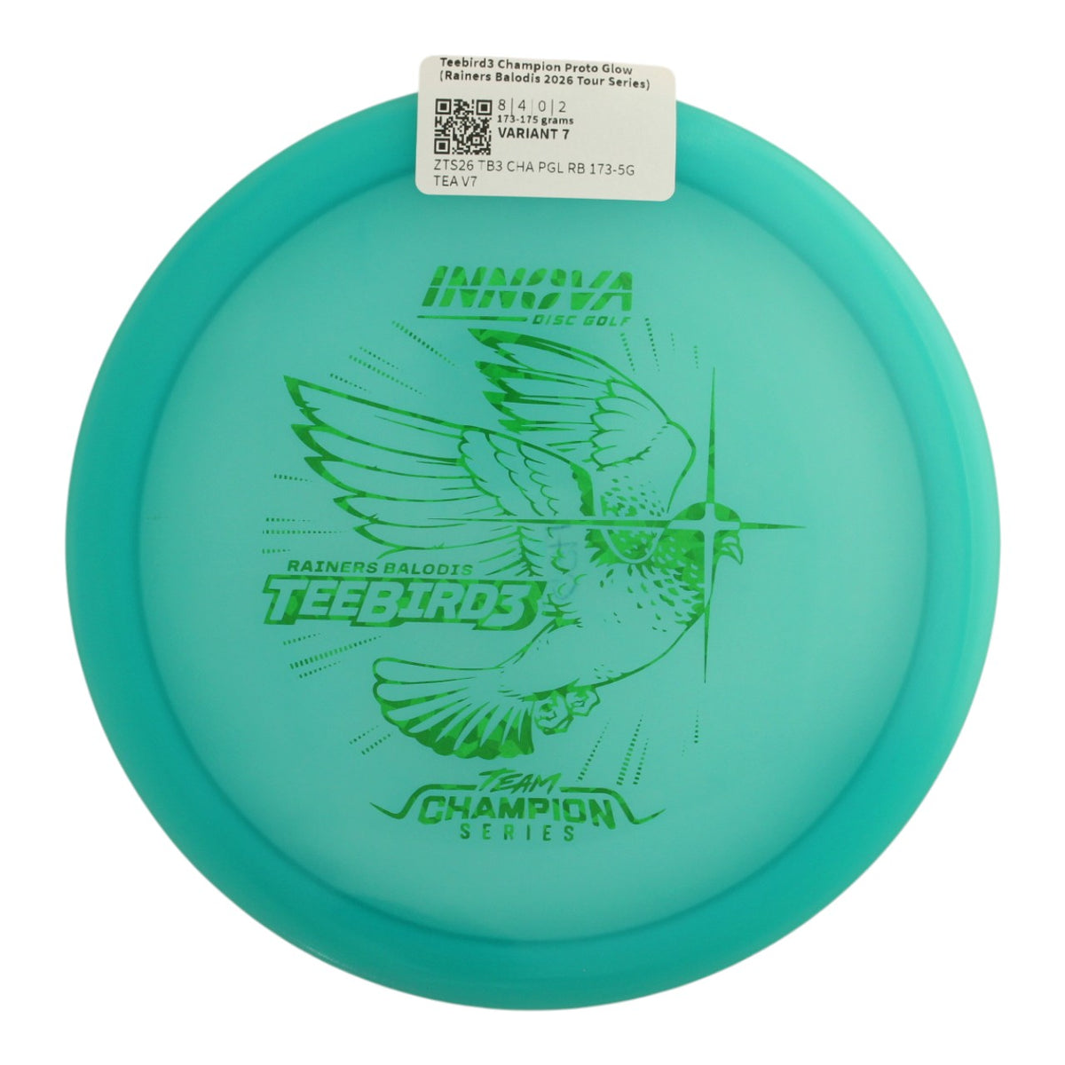 Teebird3 Champion Proto Glow (Rainers Balodis 2026 Tour Series)