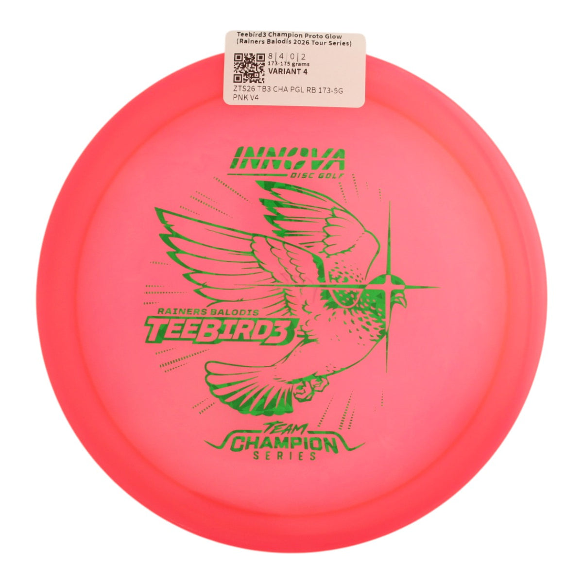 Teebird3 Champion Proto Glow (Rainers Balodis 2026 Tour Series)
