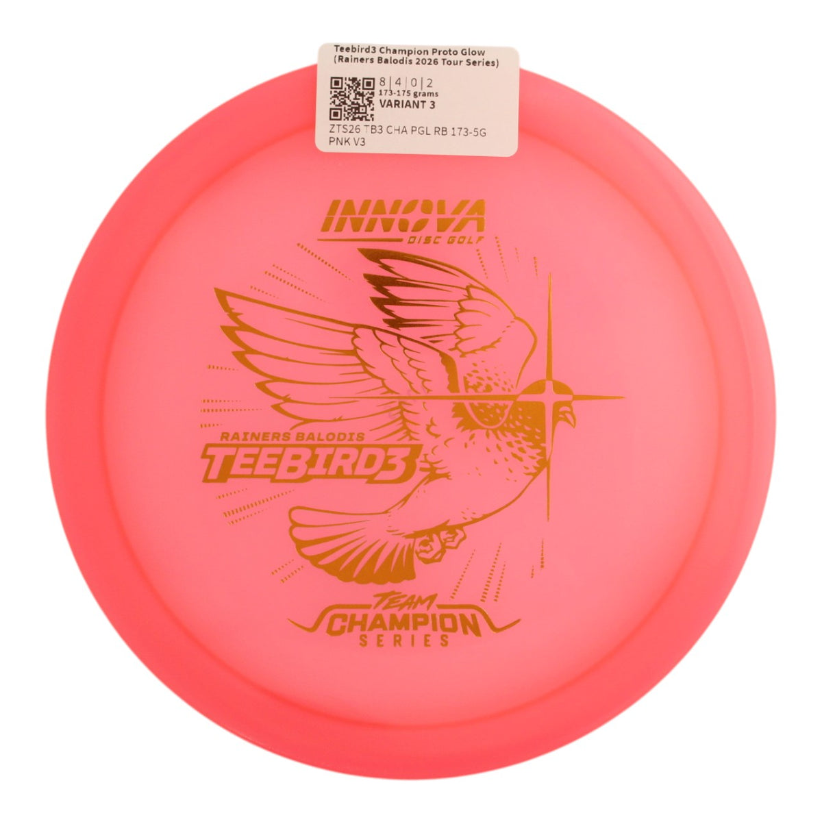 Teebird3 Champion Proto Glow (Rainers Balodis 2026 Tour Series)