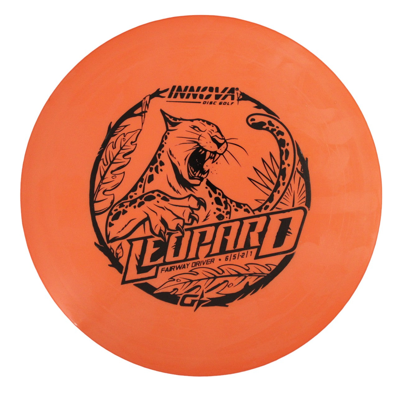 Innova Disc Golf Canada GStar Leopard 	Fairway Driver	Good Glide	Increased Control	Versatile	good Speed Improved Glide	Comfortable Grip	Signature Edition	High Hold	High Flexibility	Durable Flex soft grip 

 