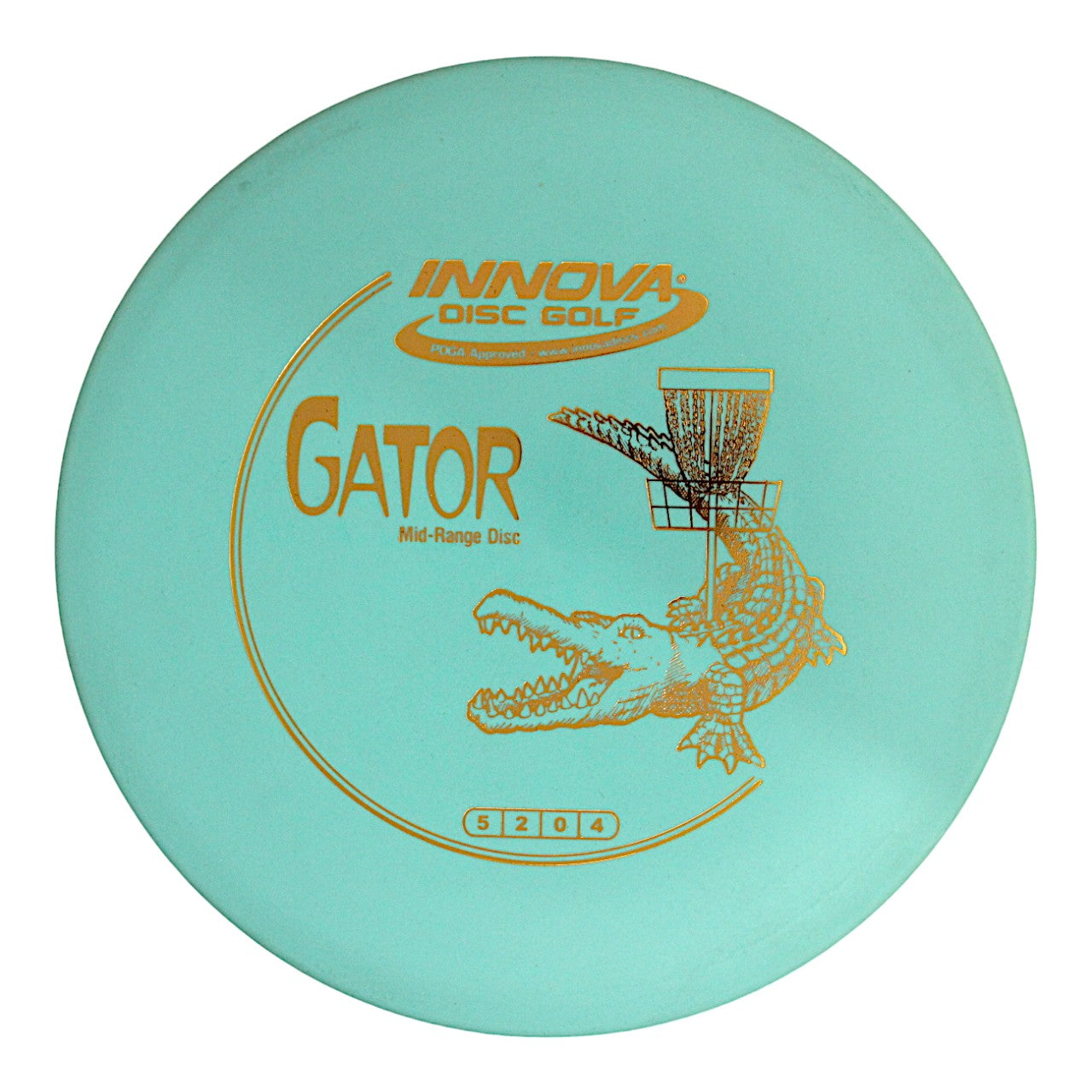 INNOVA DISC GOLF CANADA	Gator
Midrange	Good Fade	Easy Grip	Sleek Finish	Power Flex	Vibrant Colors	Increased Stability Good DURABILITY stable low glide 
