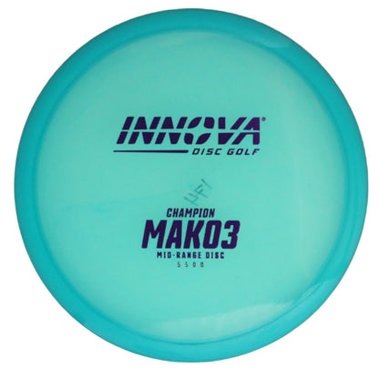 INNOVA DISC GOLF CANADA	Mako3	Midrange	Flexible	Premium feel	Ideal for Controlled Shots	Straight Shooter	Reliable Fade	Great Glide No fade No turn Beginner Friendly
