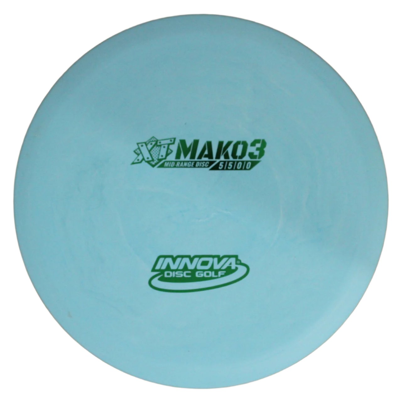  Innova Disc Golf Canada Champion Mako3 Midrange	Flexible	Premium feel	Ideal for Controlled Shots	Straight Shooter	Reliable Fade	Great Glide No fade No turn Beginner Friendly
