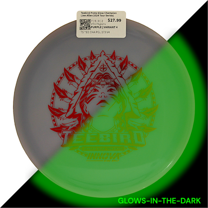 INNOVA TEEBIRD PROTO GLOW CHAMPION STRAIGHT TOUR SERIES JENNIFER ALLEN SPECIAL EDITION DISC GOLF CANADA BC ONTARIO