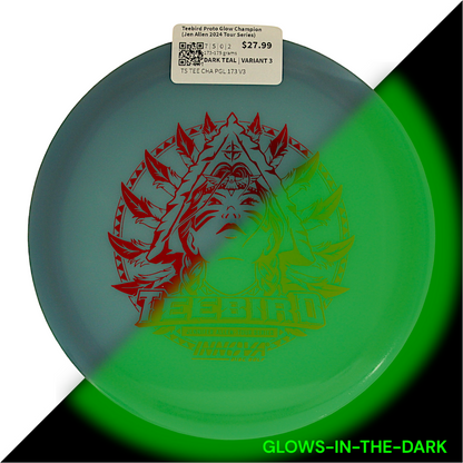 INNOVA TEEBIRD PROTO GLOW CHAMPION STRAIGHT TOUR SERIES JENNIFER ALLEN SPECIAL EDITION DISC GOLF CANADA BC ONTARIO