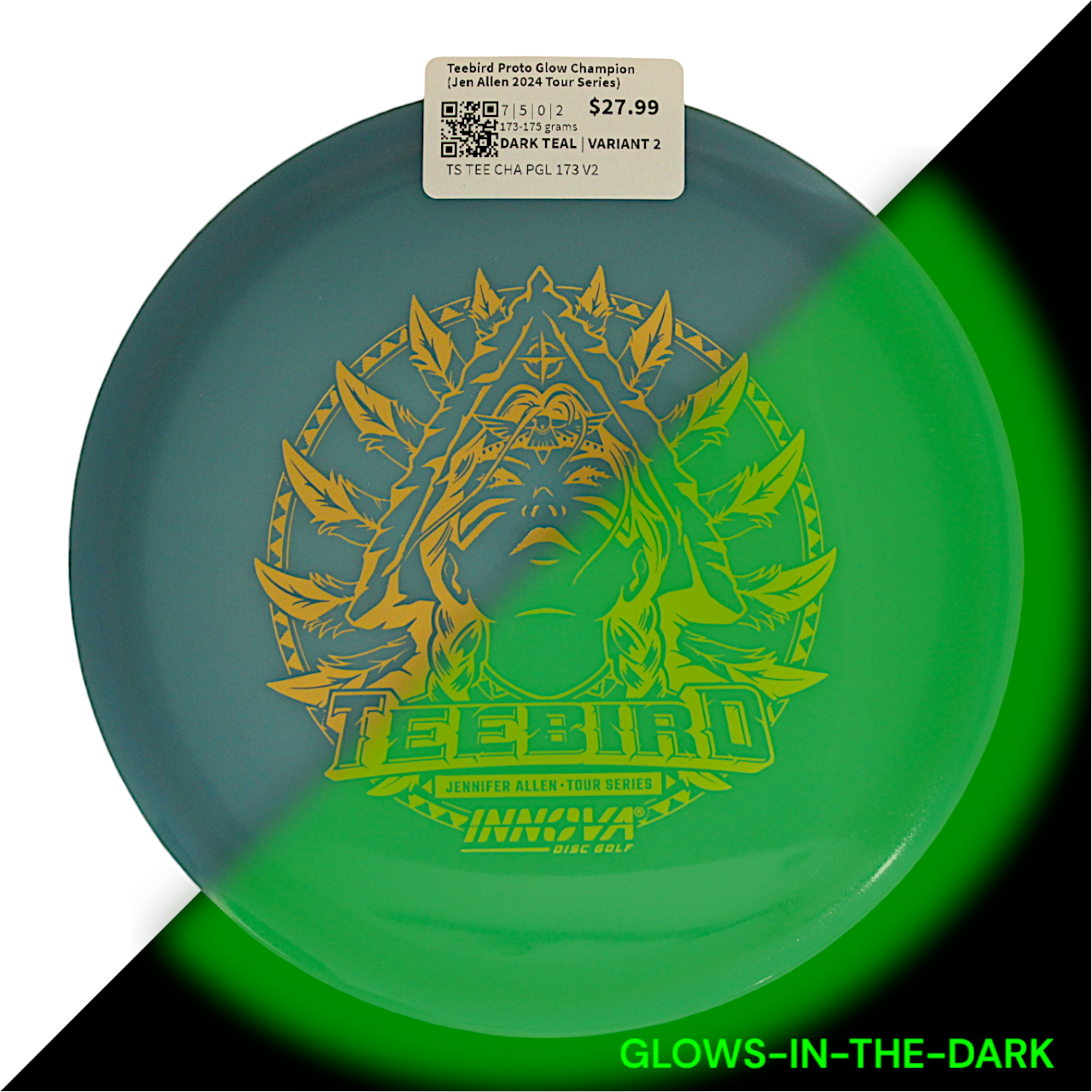 INNOVA TEEBIRD PROTO GLOW CHAMPION STRAIGHT TOUR SERIES JENNIFER ALLEN SPECIAL EDITION DISC GOLF CANADA BC ONTARIO