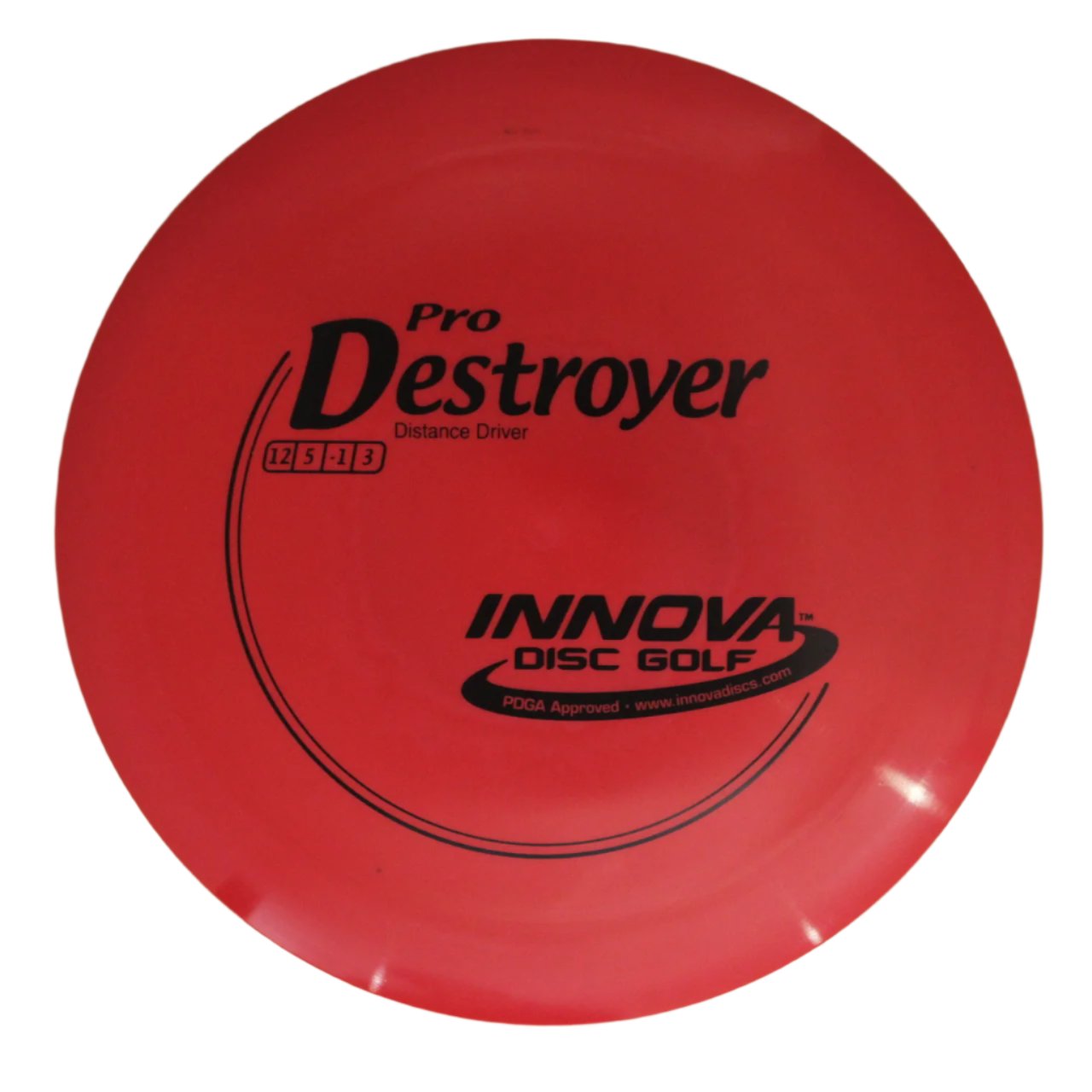 INNOVA DISC GOLF CANADA	Pro Destroyer
Distance Driver	Slick Finish	Versatile Colors	Good Durability	and grip Overstable	Impact Resistant	Improved Glide Flexible in cooler conditions	Great for distance and control	Maintains stability over time	Comfortable for grip lightweight

