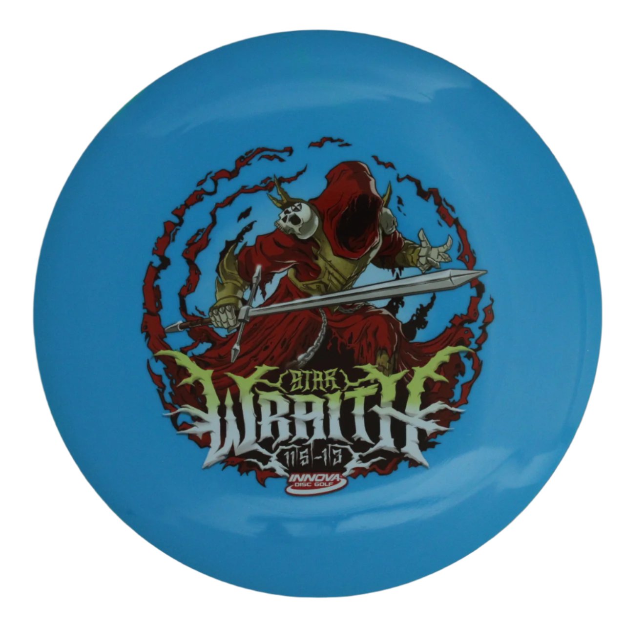 Innova Disc Golf Star Wraith Distance Driver Overstable	Cold  weather Reliable	Experienced Players	Headwind Use	star plastic	 all Weather Consistent high glide forehand friendly good grip premium feel 
