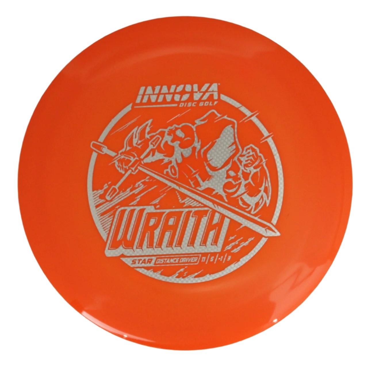 Innova Disc Golf Star Wraith Distance Driver Overstable	Cold  weather Reliable	Experienced Players	Headwind Use	star plastic	 all Weather Consistent high glide forehand friendly good grip premium feel 
