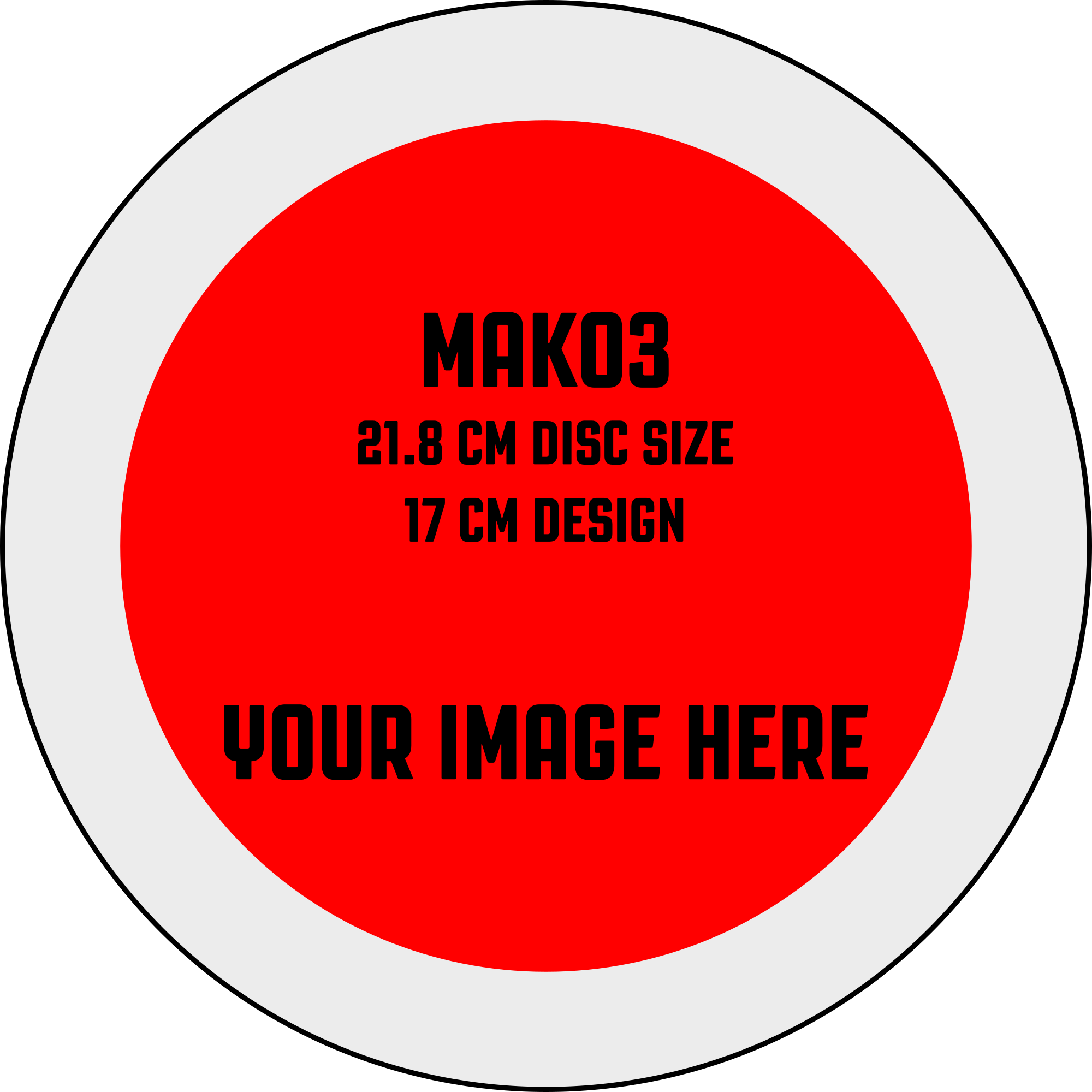 Custom INNColour Printed Disc (Star/Classic Glow Champion)