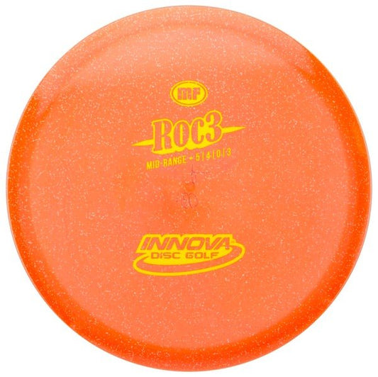 Innova Disc Golf Canada Champion I-Dye Roc3 Mid-Range Driver INNOVA DISC GOLF CANADA	Roc3
Midrange	Firm grip	High durability	Stable flight path		Resistant to scratches	Ideal for advanced players overstable  moderate glide
forehand shots
