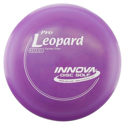 Innova Disc Golf Canada Pro Leopard Fairway Driver	Good Glide	Increased Control	Versatile	good Speed Improved Glide	Comfortable Grip	Signature Edition	High Hold	High Flexibility	Durable Flex soft grip 

 