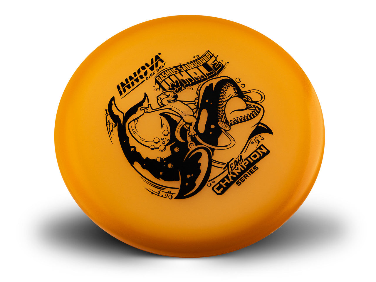Innova Disc Golf Canada Limited Production Premium Whale Putter	Elastic glow	Opaque Premium	Reliable Fade	Comfortable Feel	Beginner Friendly	Moderate Flexibility Durable custom stamp 
