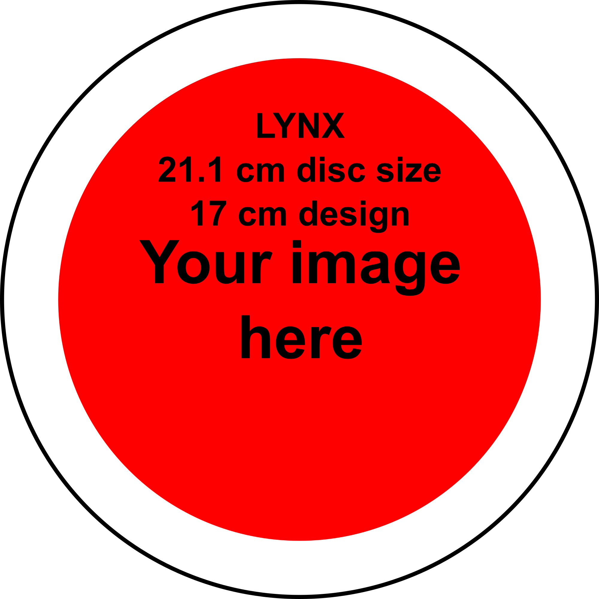 Custom INNColour Printed Disc (Star/Classic Glow)
