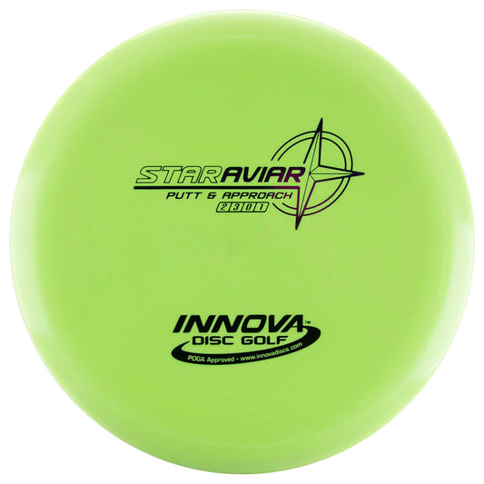 INNOVA DISC GOLF CANADA AVIAR STAR EASY BEGINNER FRIENDLY BC ALBERTA ONTARIO PUTTER STRAIGHT