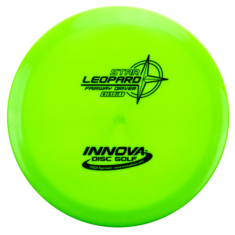 Innova Disc Golf Canada Star Leopard Fairway Driver	Good Glide	Increased Control	Versatile	good Speed Improved Glide	Comfortable Grip	Signature Edition	High Hold	High Flexibility	Durable Flex soft grip smooth finish

 