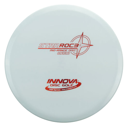 NNOVA DISC GOLF CANADA star Roc3
Midrange	Firm grip	great durability	Stable flight path		Resistant to scratches	Ideal for advanced players overstable  moderate glide
forehand shots
