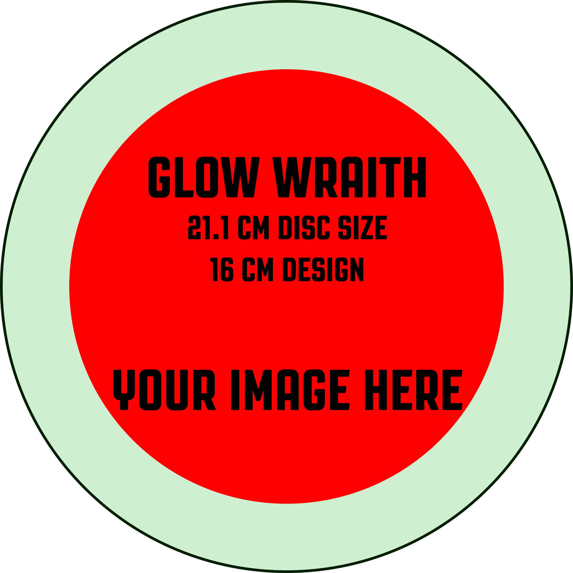 Custom INNColour Printed Disc (Star/Classic Glow Champion)