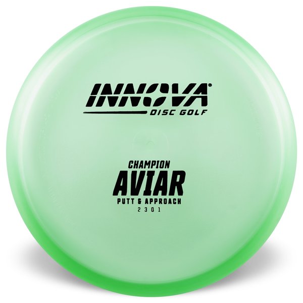 Innova Disc Golf Canada Champion Aviar Putt & Approach Disc Firm grip	High durability	Stable flight path		Resistant to scratches	Ideal for all players
