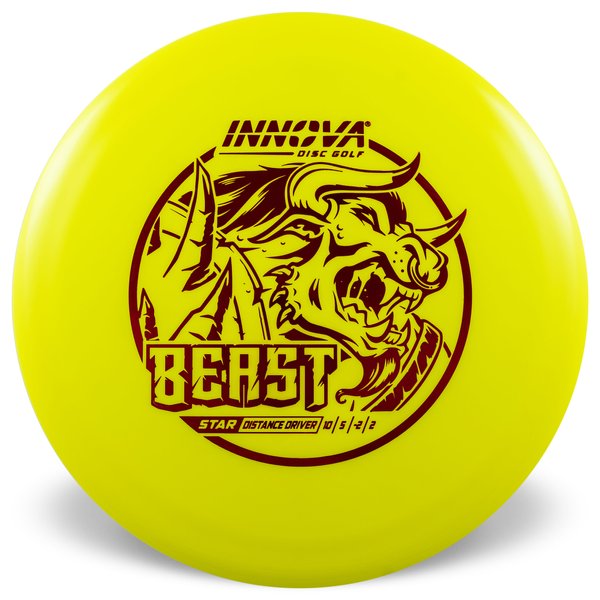 Innova Disc Golf Canada Star Beast Distance Driver INNOVA CANADA DISC GOLF BEAST BC STAR ONTARIO BEGINNER FRIENDLY DISTANCE EASY Innova Disc Golf Canada Grippy Beast Distance Driver  Beast Distance Driver Distance Driver	Superior grip	Great durability	Consistent flight path	Suitable for all skill levels	Good for distance and control	Versatile for different shots
