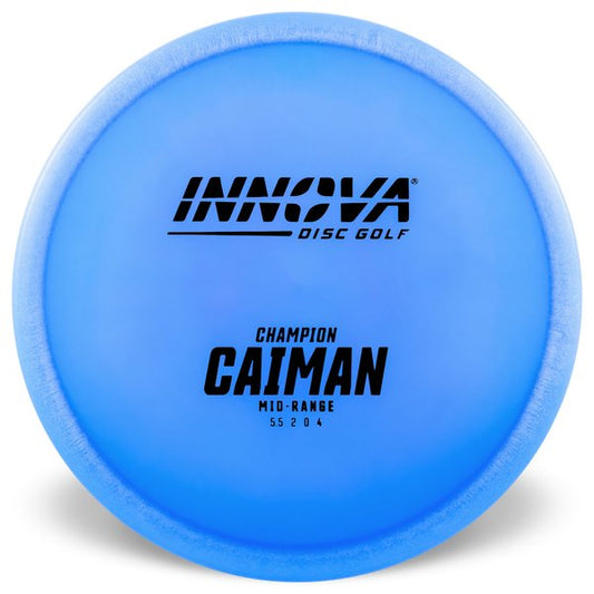 INNOVA DISC GOLF CANADA Caiman Comfortable Hold	Slow Glide	Reliable Cold	Consistent Control	Excellent Cushion Longer Lifespan	Balanced Feel	Reliable Release	Durable Option