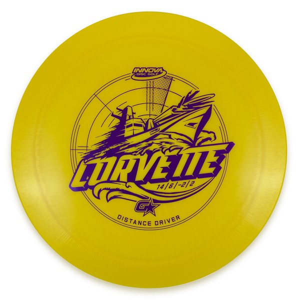 INNOVA DISC GOLF CANADA	
Corvette  Distance Driver	Firm grip	good durability excellent grip	Stable flight path	Great for distance and control	Resistant to scratches	Ideal for advanced players Straight flight
