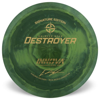 Innova Disc Golf Canada Eveliina Salonen 2024 World Champion Signature Edition Swirly Star Destroyer