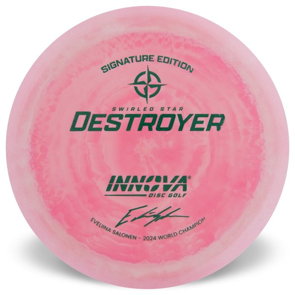 Innova Disc Golf Canada Eveliina Salonen 2024 World Champion Signature Edition Swirly Star Destroyer