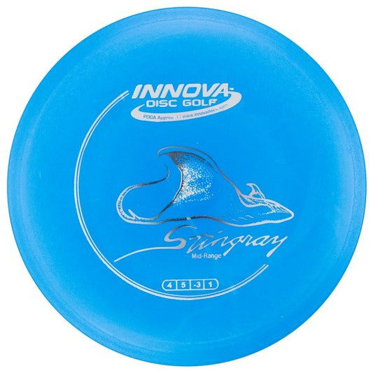 Innova Disc Golf Canada  Champion Stingray  Superior grip	Good durability	Consistent flight path	Suitable for all skill levels	Good for distance and control	Versatile for different shots understable great for roller shots good glide 
