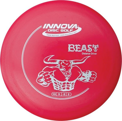 Innova Disc Golf Canada DX Beast Distance Driver  Beast Distance Driver Distance Driver	Superior grip	Good durability	Consistent flight path	Suitable for all skill levels	Good for distance and control	Versatile for different shots
