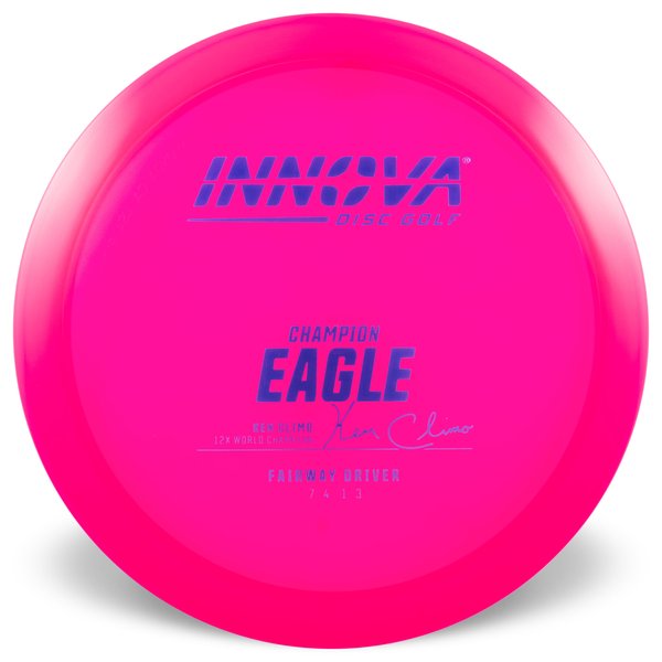 Innova Disc Golf Canada Champion Eagle INNOVA DISC GOLF CANADA	Eagle	Fairway Driver	Flexible	Premium feel	Increased Control	Good for Windy Conditions	Versatile	Weather Resistant Durable

