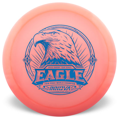 Eagle Proto Glow Champion (Gregg Barsby 2025 Tour Series) Eagle	Fairway Driver	Flexible	Premium feel	Increased Control	Good for Windy Conditions	Versatile	Weather Resistant Durable