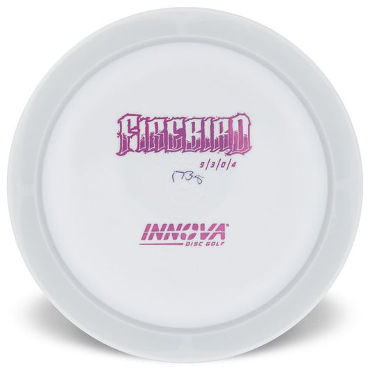 Innova Disc Golf Canada Star Bottom Stamp Firebird Innova Disc Golf Canada Firebird Distance Driver INNOVA DISC GOLF CANADA	Firebird
Great Durability Power Player	Headwind Use	Cold Hardened	Blank	Durable Option	Textured Surface
Cold Grip	Power Driver	Fade finish
Forehand shots