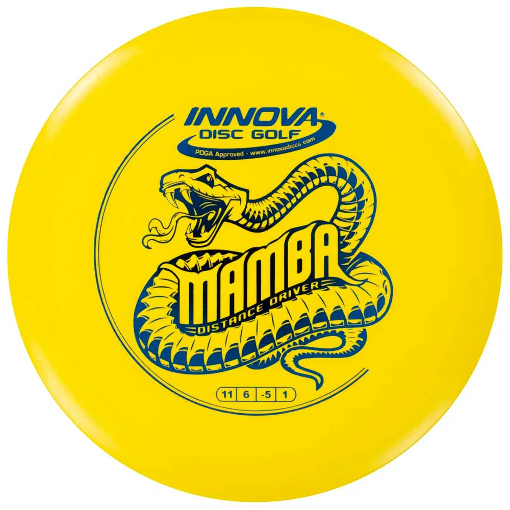 INNOVA DISC GOLF CANADA	Mamba 
Good grip	Good durability	Consistent flight path	Suitable for all skill levels	Good for distance and control	Versatile for different shots Most Under stable