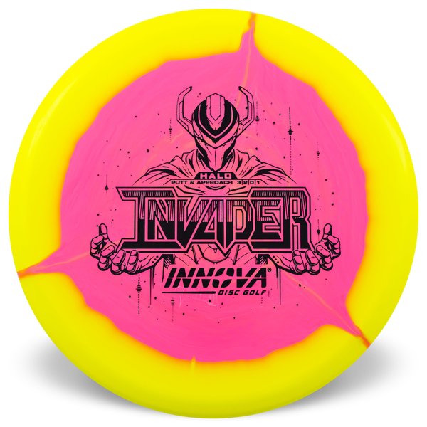 Innova Disc Golf Canada Halo Nexus Invader INNOVA DISC GOLF CANADA	Invader		Putter	Hand Moldable	Reduced Power	Reduced Speed	Slow Glide	Highly Flexible	Wind friendly overstable flat Durable grippy
Premium