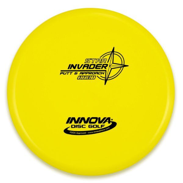 Innova Disc Golf Canada Halo Nexus Invader INNOVA DISC GOLF CANADA	Invader		Putter	Hand Moldable	Reduced Power	Reduced Speed	Slow Glide	Highly Flexible	Wind friendly over stable flat Durable grippy
Premium