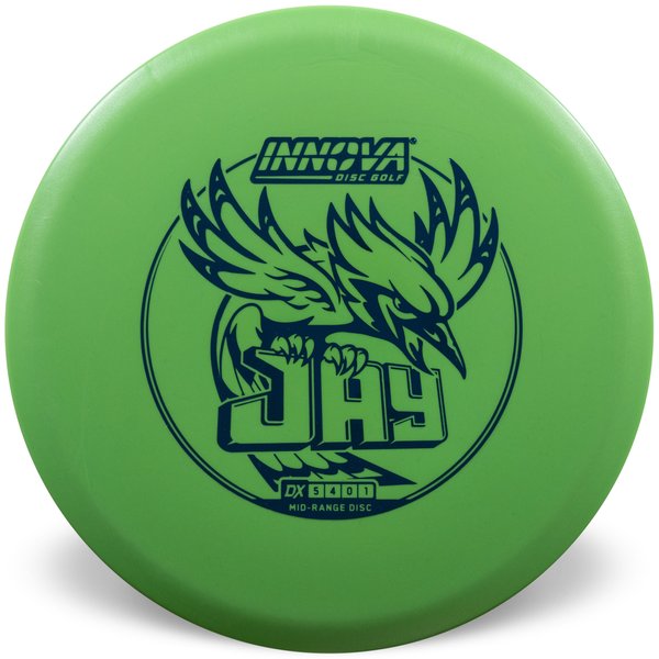 INNOVA DISC GOLF CANADA
Jay Dx Stable flight path	Good pricing	Resistant to scratches 
Grippy feel	Good durability	Flexible in cooler conditions	Great for distance and control	Maintains stability over time	Comfortable for grip