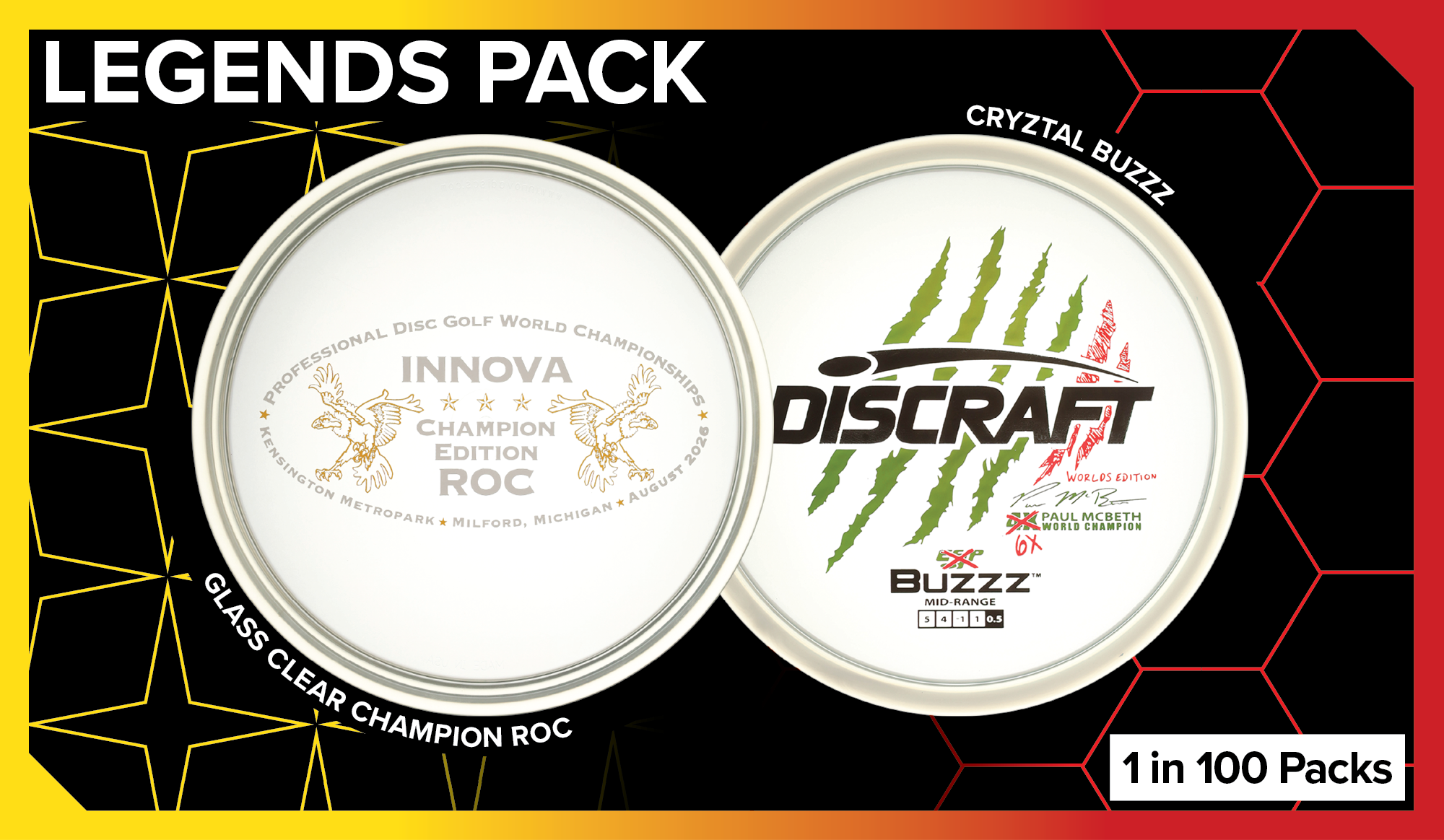Innova x Discraft World's Edition Roc & Buzzz Collector Set