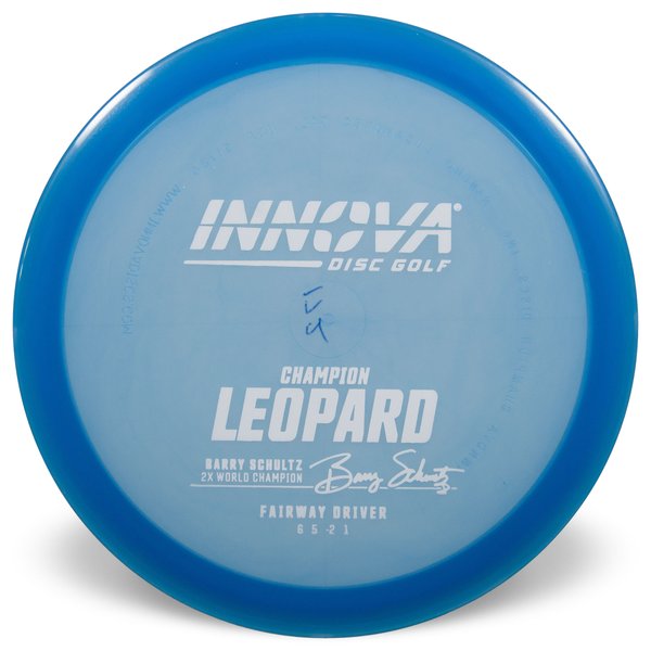Innova Disc Golf Canada Champion Leopard 	Fairway Driver	Good Glide	Increased Control	Versatile	good Speed Improved Glide	Comfortable Grip	Signature Edition	High Hold	High Flexibility	Durable Flex

 
