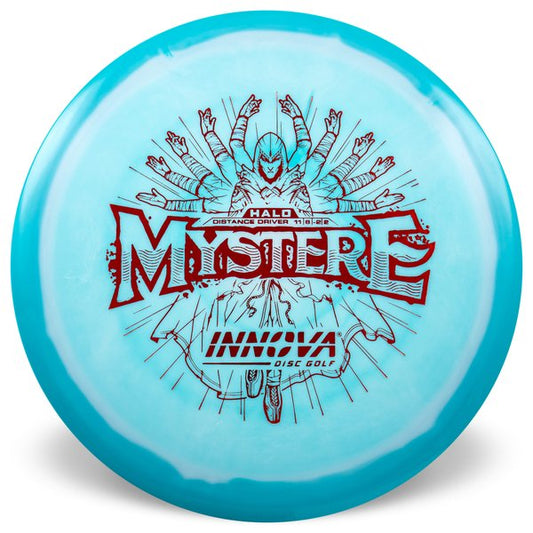 Innova Disc Golf Canada  Halo Star Mystere Distance Driver	Distance Driver	Improved Grip	Flexible	Ideal for Power Throws	Wind Resistant	High Speed	Good Glide
