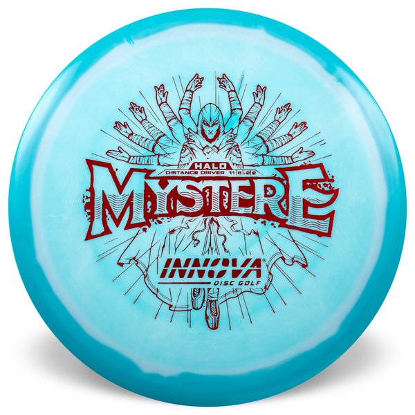 Innova Disc Golf Canada  Halo Star Mystere Distance Driver	Distance Driver	Improved Grip	Flexible	Ideal for Power Throws	Wind Resistant	High Speed	Good Glide
