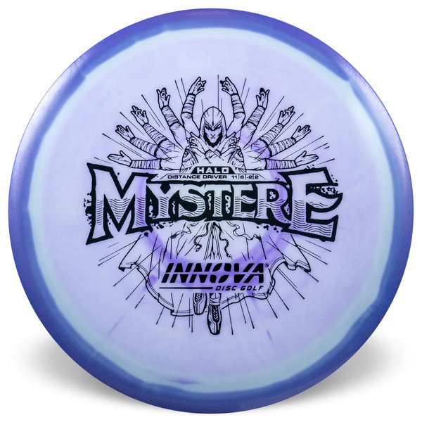 Innova Disc Golf Canada  Halo Star Mystere Distance Driver	Improved Grip	Flexible	Ideal for Power Throws	Wind Resistant	High Speed	Good Glide
great durability