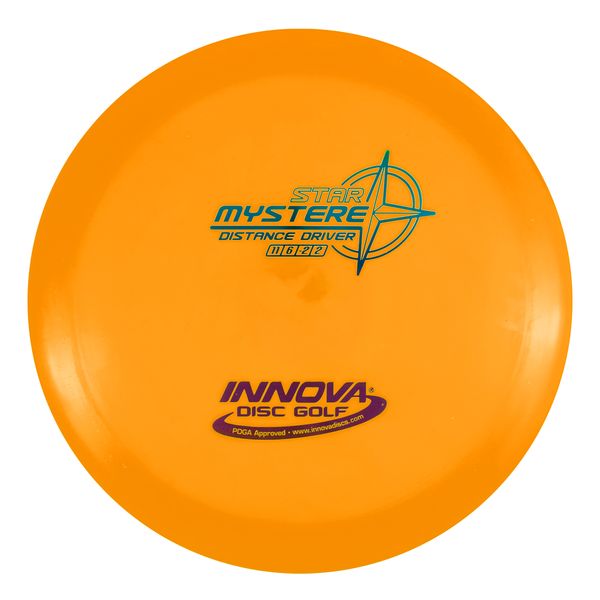 Innova Disc Golf Canada  Star Mystere Distance Driver	Improved Grip	Flexible	Ideal for Power Throws	Wind Resistant	High Speed	Good Glide
great durability