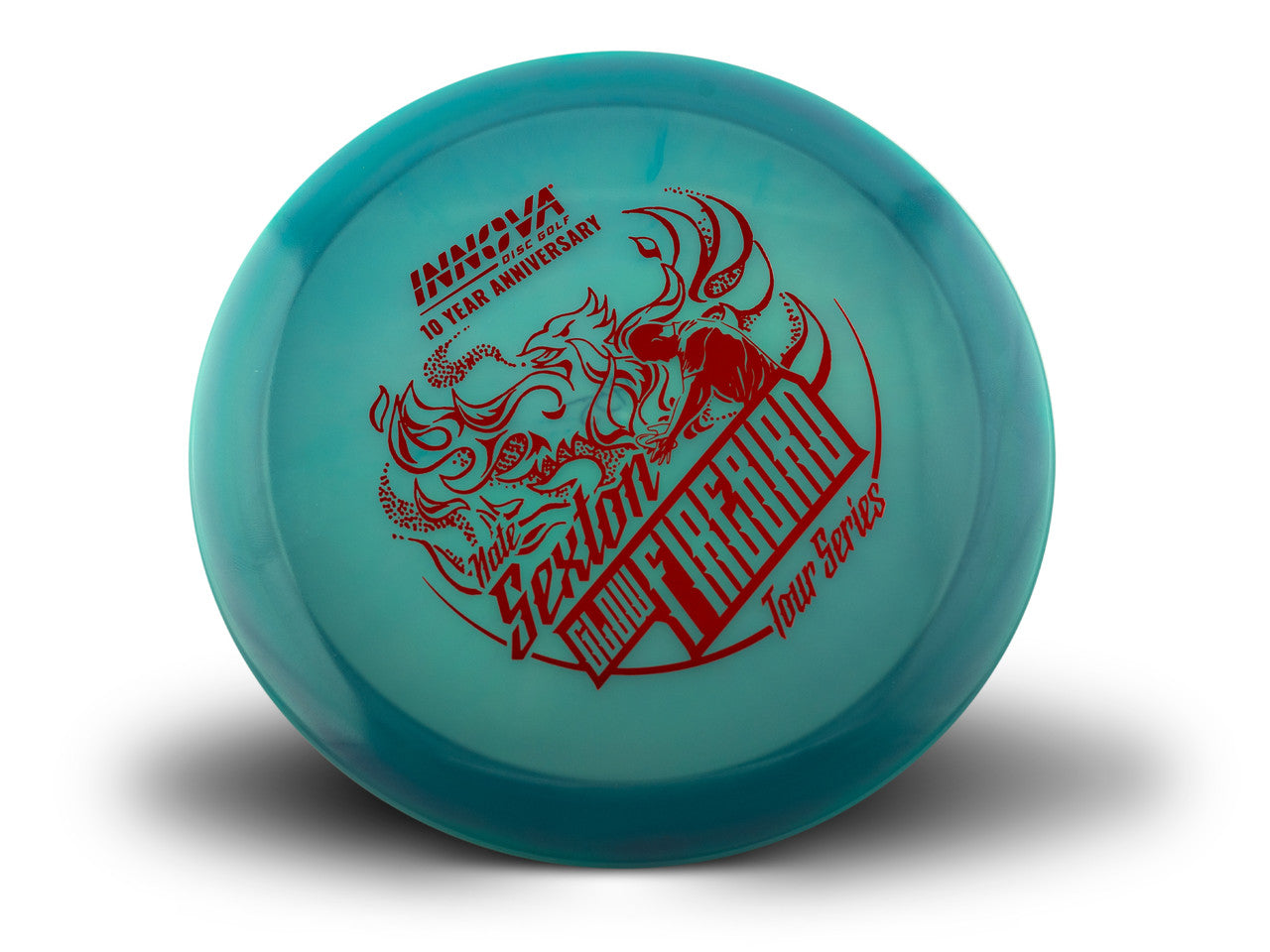 Innova Disc Golf Canada Nate Sexton 10 Year Anniversary Edition Proto Glow Champion Firebird
Great Durability Power Player	Headwind Use	Cold Hardened	Vibrant Colors	Durable Option	Textured Surface
Cold Grip	Power Driver	Fade finish
Forehand shots