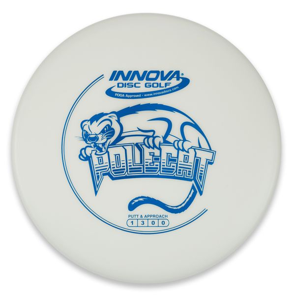 INNOVA DISC GOLF CANADA Polecat
Soft grip	High durability	Stable flight path	Resistant to scratches	Ideal for all players good grip Deep hold easy to use