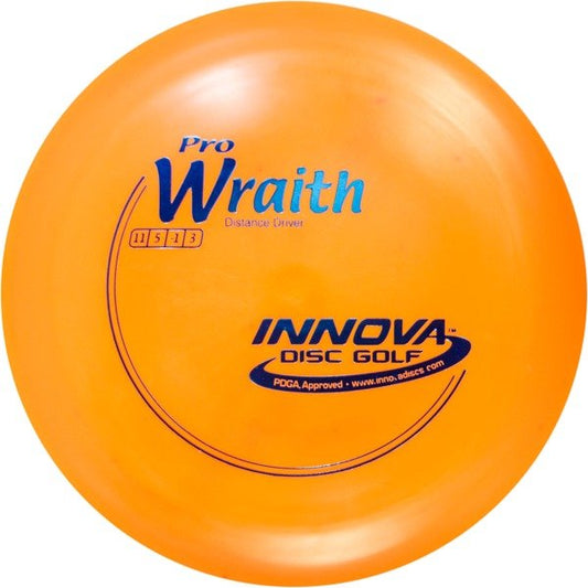 Innova Disc Golf Halo Star Wraith Distance Driver Overstable	Cold  weather Reliable	Experienced Players	Headwind Use	Pro plastic	 all Weather Consistent high glide forehand friendly good grip premium feel 
