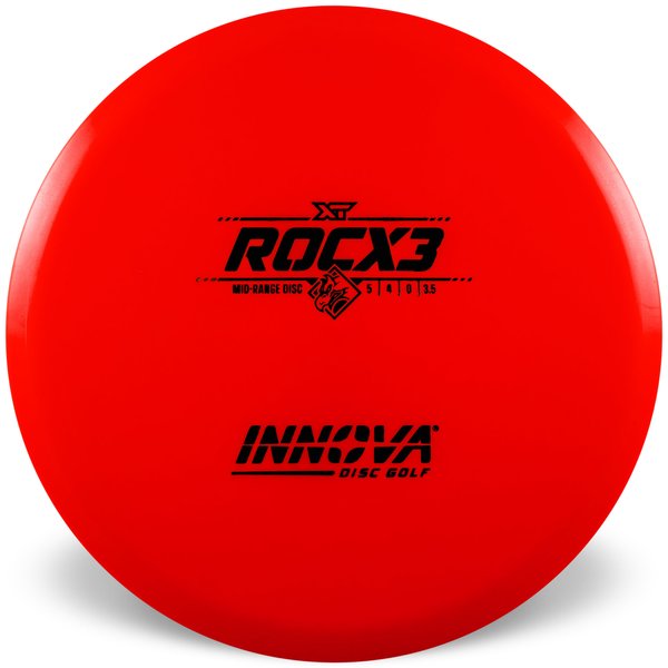 NNOVA DISC GOLF CANADA XT RocX3
Midrange	Firm grip	good durability	Stable flight path		Resistant to scratches	Ideal for advanced players overstable  moderate glide
forehand shots no turn
